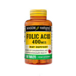 Mason Natural Folic Acid 400mcg
