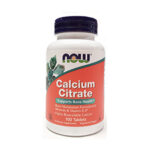 Now Calcium Citrate 100 tablets