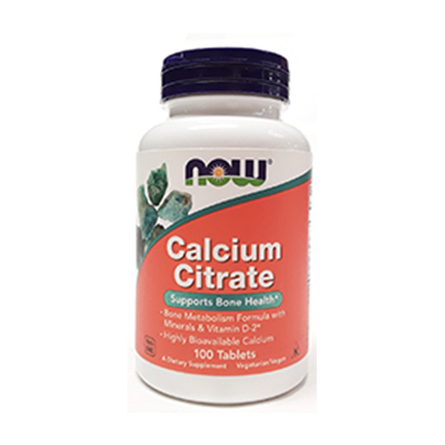 Now Calcium Citrate 100 tablets