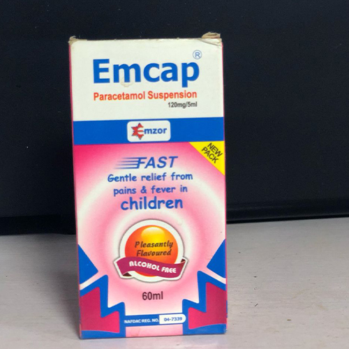 Emcap Paracetamol Suspension 60ml